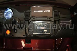 Детский электромобиль River Toys MERCEDES-BENZ GLS63 4WD красный фото №18