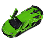 Модель 1:43 Lamborghini Aventador SVJ, зеленый, инерция, откр. Двери