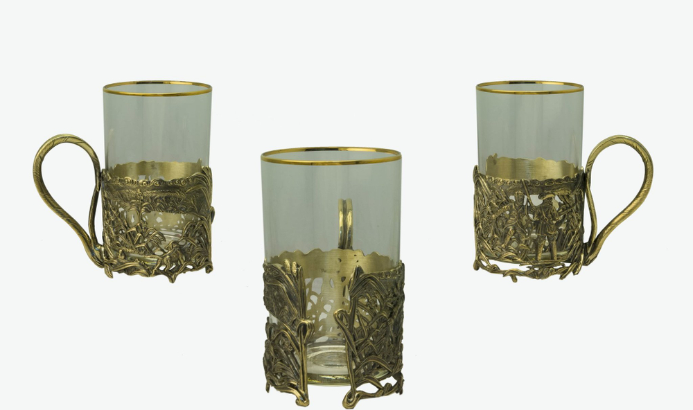 Чайный набор "Охотники" с ложечкой