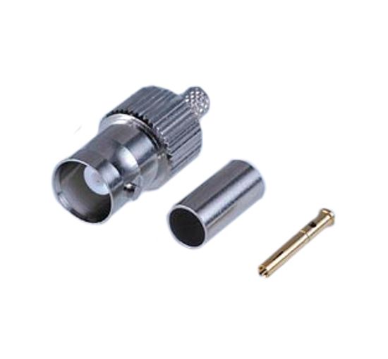 B-211F, BNC, розетка, обжимная, RG-58