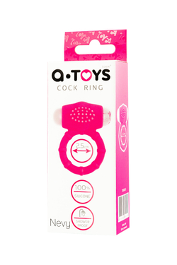 Эрекционное кольцо на пенис A-Toys by TOYFA Nevy, силикон, розовый, Ø 2,5 см