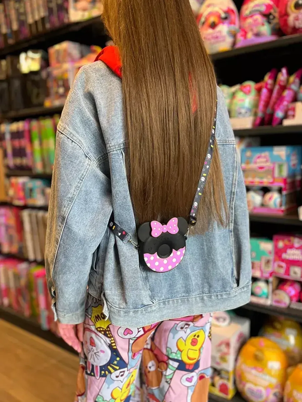 Сумка кошелек на через плечо сумочка маленькая силиконовая