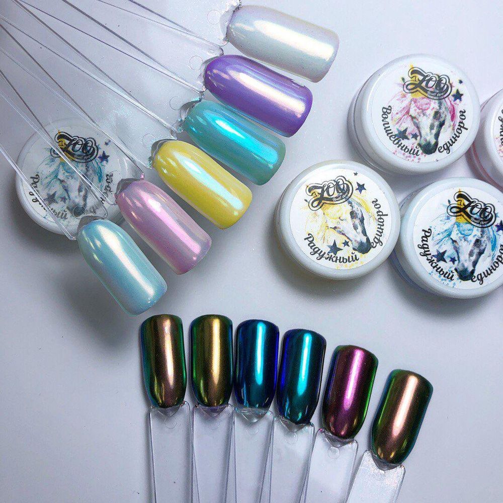 Радужная втирка "Пигмент единорога" Бирюзовый, 0,2 гр