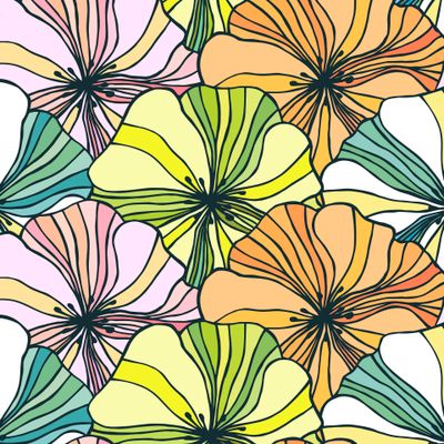 Seamless floral pattern.