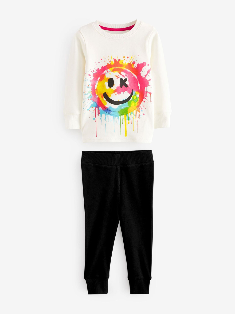 Пижама для мальчика Next K98-607, 3 шт., Черный, Молочный