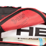 Сумка для падел Head Coello Pro X Padel L Black 2025, дуффл от Arturo Coello