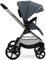 Коляска Agex Life 3 в 1 хромированная рама с автокреслом i-Safe Grey ALG590 Chrome Grey (Серый)