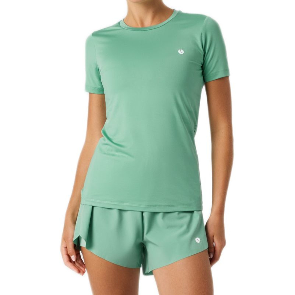 Женские Шорты теннисные Björn Borg Ace 2 In 1 - green malachite