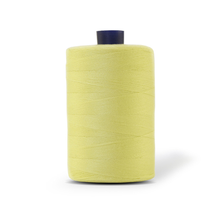 Нить универсальная  Hemline для шитья, 100% полиэстер, цвет лимонный, 1000 м (10013160/100123/300917