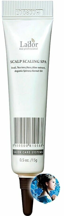 La'dor Пилинг для кожи головы Scalp Scaling SPA, 19 г, 15 мл, туба