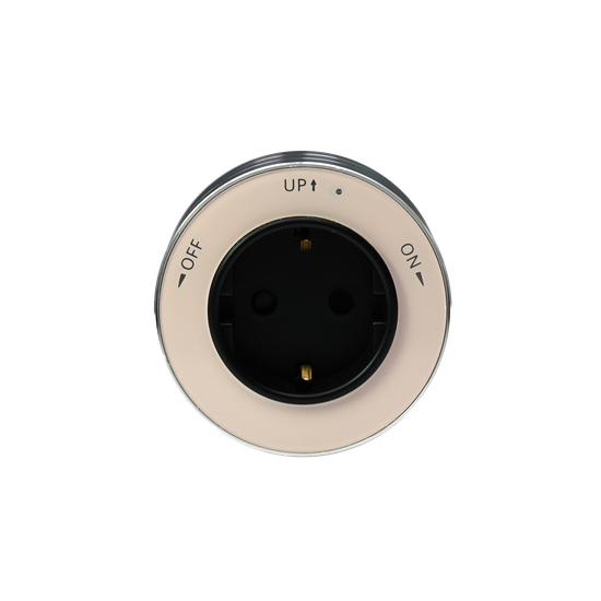 MULTITRACK Розетка 2К+З круглая 16 А/250 В ПЕСОЧНЫЙ