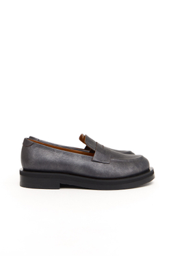 LOAFERS Gray metallic