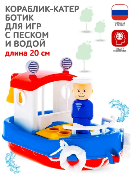 Кораблик для ванной FORMA Ботик Дельфин