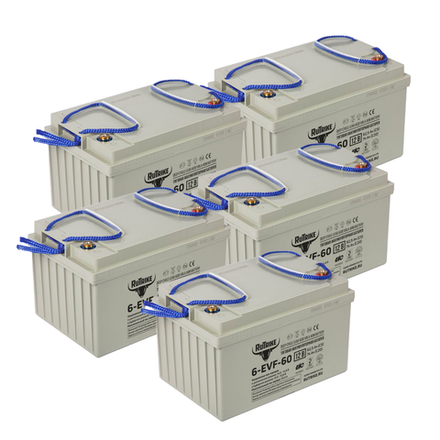 Комплект аккумуляторов RuTrike 6-EVF-60 60V64AH (AGM)