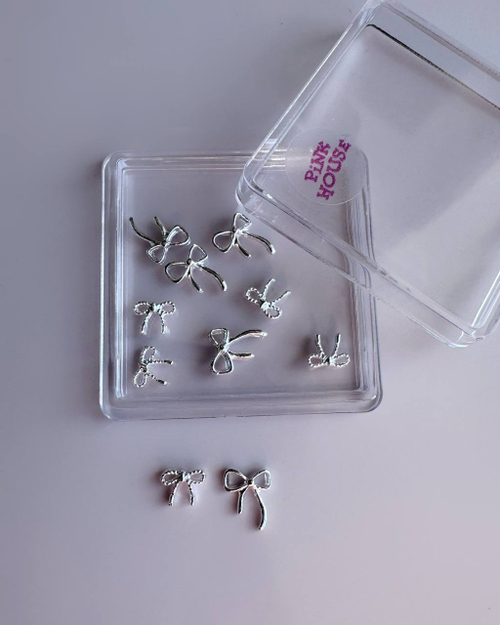 Набор металлических бантиков мелких Pink House