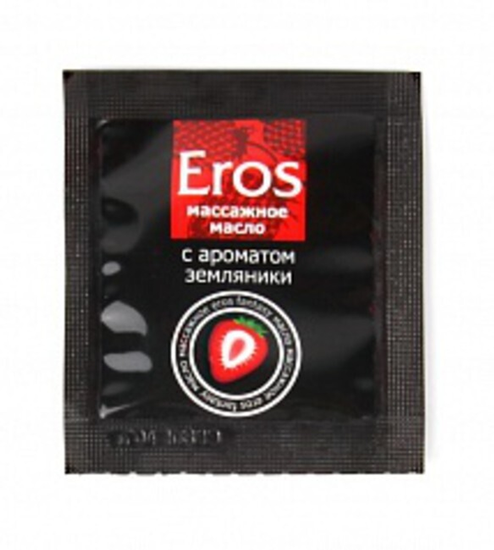 Масло массажное "Eros Fantasy" (с ароматом земляники) 4 г (упаковка 5 шт.)