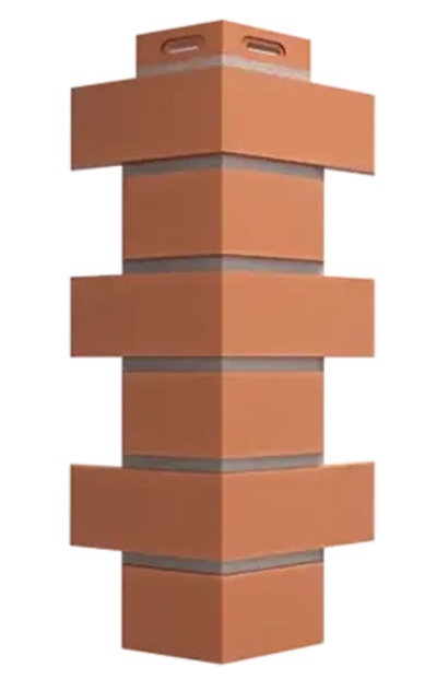 Угол наружный для фасадных панелей Флемиш, Красный