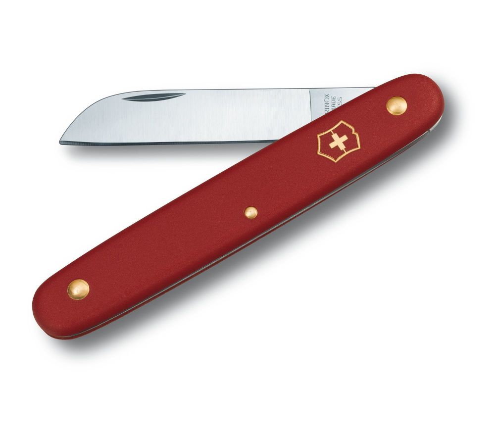 Нож Victorinox EcoLine Floral, 100 мм, 1 функция, красный
