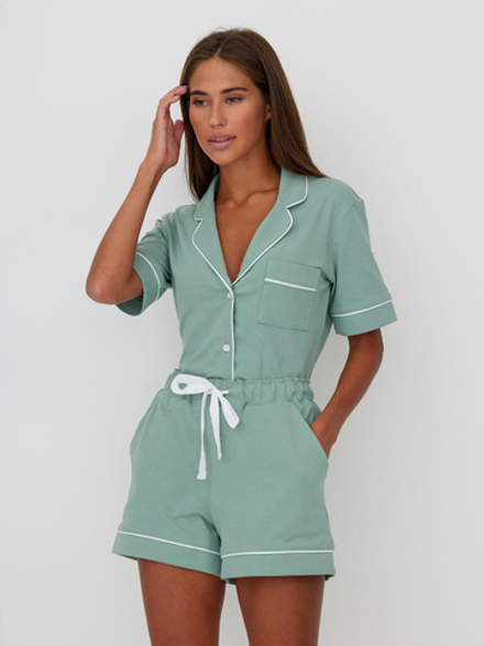 Английская женская пижама Ihomewear Эвкалипт