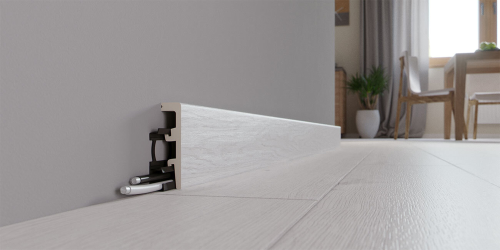 Плинтус Arbiton Integra 3 Ясень снежный