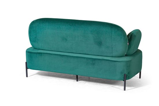 Диван Dandy двухместный, бархат зеленый 19