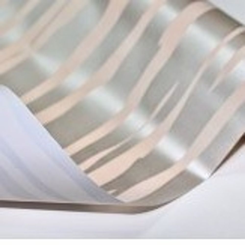 Пленка 2-х ст Зебра СЕРЕБРО НА ПЫЛЬНОЙ РОЗЕ (10м)