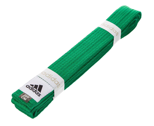 Пояс для тхэквондо Adidas Club зеленый