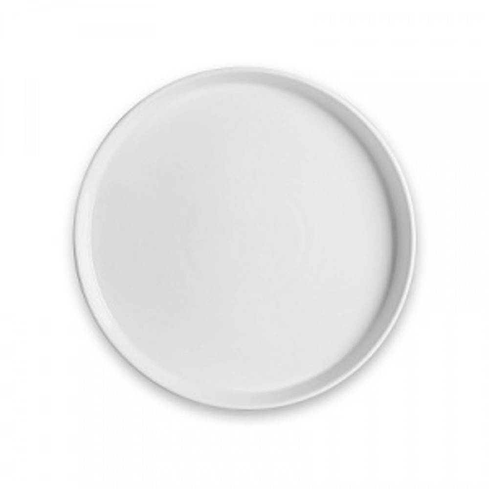 BLB21DU00 Тарелка Круглая Борт Вертикальный D=21 См., Плоская, Фарфор, Цвет Белый, Bilbao