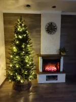 Искусственная узкая елка «Монте» (Литая хвоя) 210 см / 2,1 м