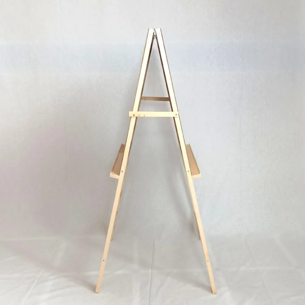 Мольберт двусторонний для рисования напольный деревянный Хлопушка классическая, рабочая поверхность 60x58 см