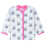 Кофточка д/новорожд. р.68-74 M0833IR-0/1 белый, зайчик (Такро)