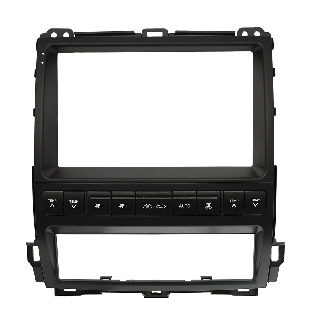 Переходная рамка магнитолы TOYOTA LAND CRUISER PRADO, Lexus GX 2002-2009 9 дюймов (комплект с проводами)