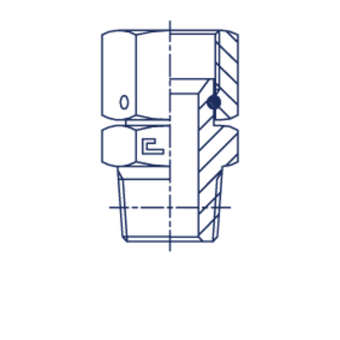 13 ПРЯМЫЕ NPT, УПЛОТНЕНИЕ ТИП C