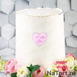 Украшение «I Love You» розовое, 10 шт