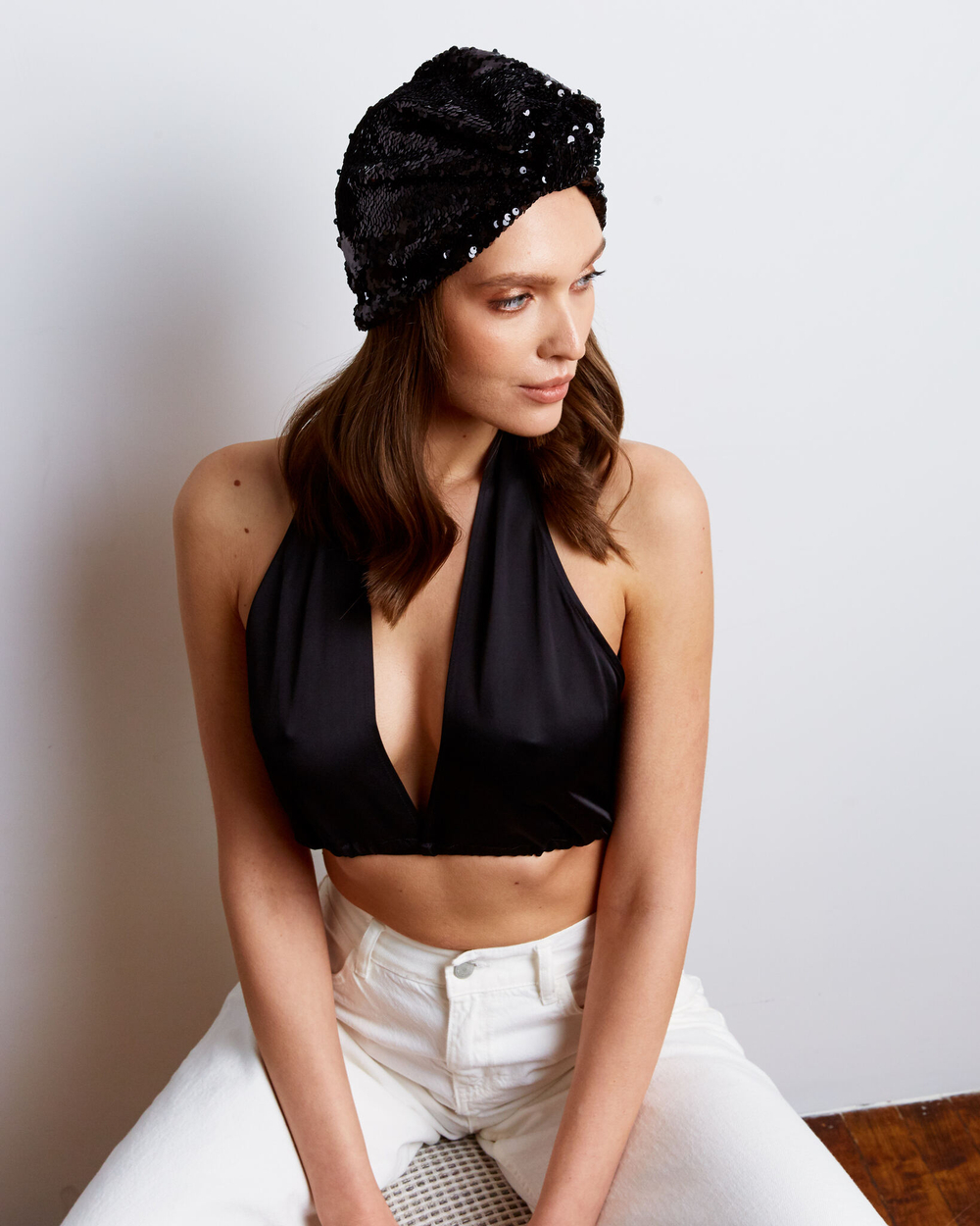 Чалма с пайетками