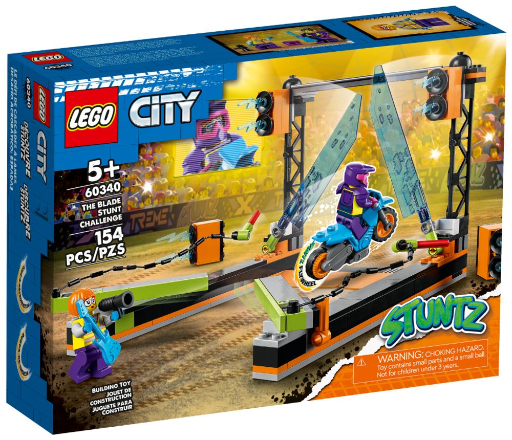 Конструктор LEGO City Stuntz 60340 Трюковое испытание Клинок