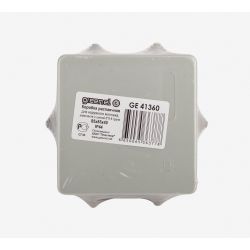 Коробка уравнивания потенциалов ЭРА KUPR-85-85-40 серая 85х85х40мм, шина 6х9, 8 групп IP44 | Коробки уравнивания потенциалов