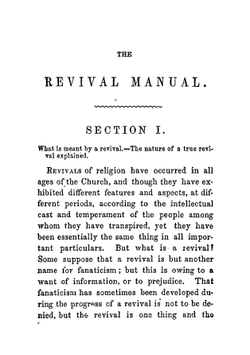 The revival manual | Luther Lee