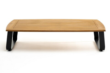 Кофейный стол из алюминия Joygarden АУРА, темный графит