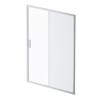 Дверь душевая в нишу AM.PM Gem W90G-150-1-195MM Стекла прозрачное, матовое, профиль хром матовый