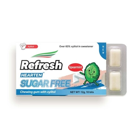 Жевательная резинка со вкусом мяты Refresh в блистере