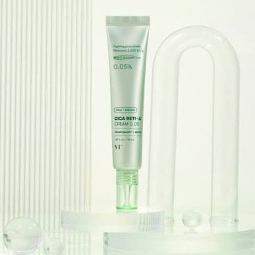 VT Cosmetics Cica Reti-A Cream 0.05 крем для сужения пор с ретинолом и центеллой