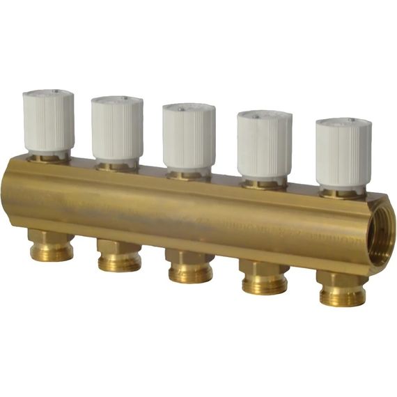 Коллектор Giacomini с термостатическими клапанами 1 1/4 x 18 /5, R553VY025 купить в Москве и Московской области по низкой цене с доставкой по России — (2) Коллектор Giacomini с термостатическими клапанами 1 1/4 x 18 /5, R553VY025 — (2)