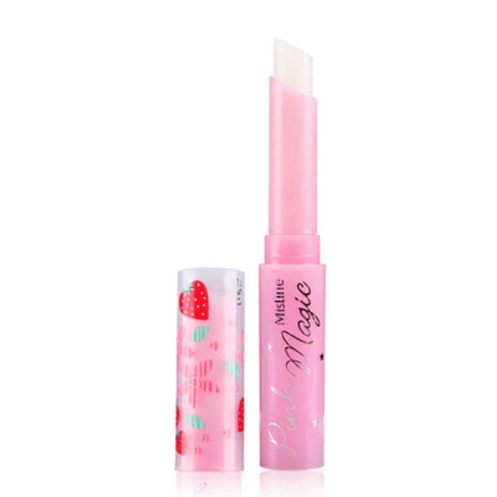 MISTINE Pink Magic Balm 1,7g - Оттеночный бальзам для губ "Клубника"