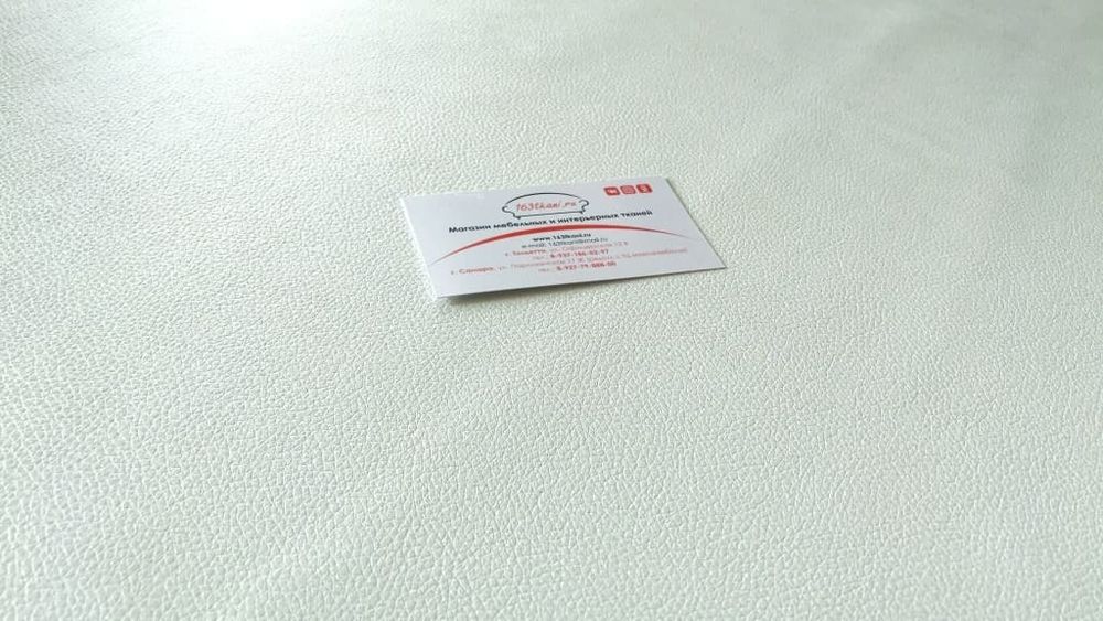 Искусственная кожа 124 т62 белая Марика