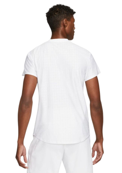 Мужская теннисная футболка Nike Court Breathe Advantage Top - white/white/black