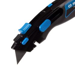 KING TONY (7946-07) Нож со сменными трапециевидными лезвиями, 19 мм