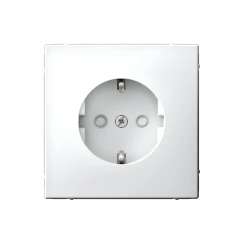 Art Gallery розетка с заземлением со шторками, 16А, механизм, Белый