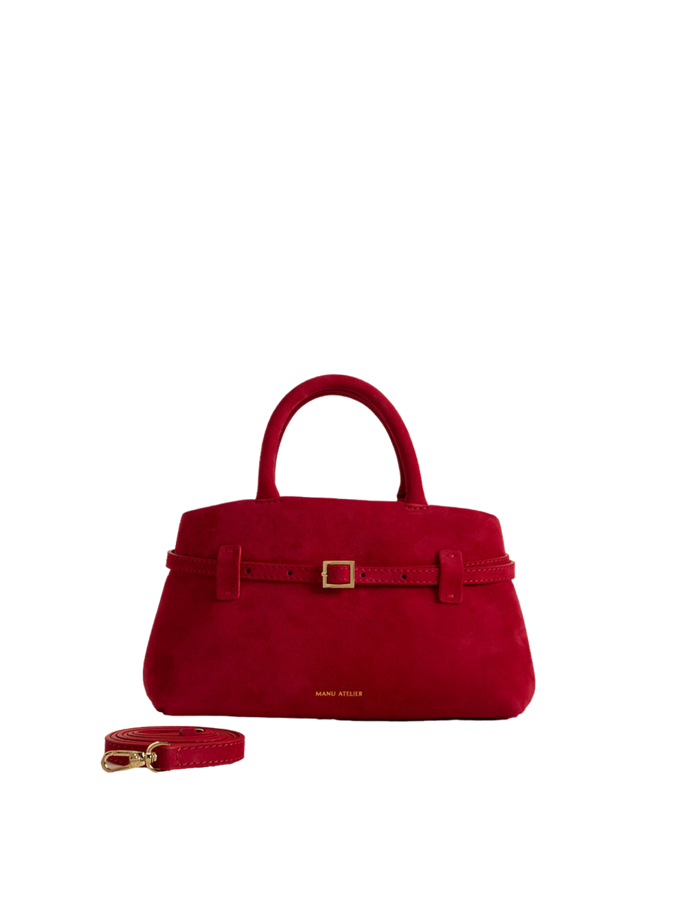 Сумка Manu Atelier Le Cambon 25 Red Suede