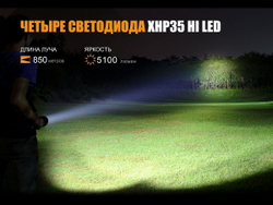 Фонарь Fenix TK75 (2018) Cree XHP35 HI